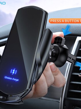 15W Qi Car Wireless Charger for iPhone 12 11 XS XR X 8 Univ
