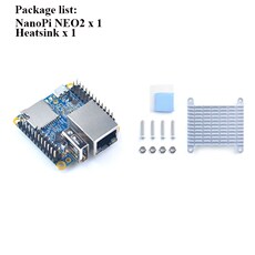 五金配件包装 nanopi neo2 allwinner h5,64 bit