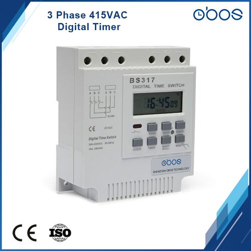 New 415VAC 25A  three phase microcomputer timer switch digi