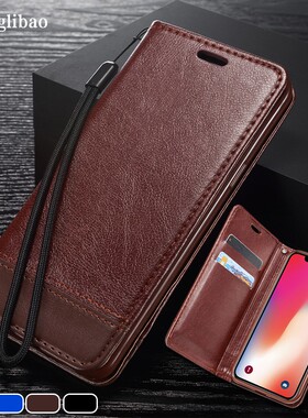 Lanyard Flip Leather Case for Iphone 11 pro XS MAX XR 7 8 6