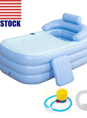 160 *84* 64cm Blue Large Size PVC Folding Portable Inflatabl