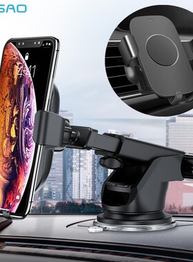 FDGAO 10W Wireless Car Charger Mount Gravity Clamping Phone