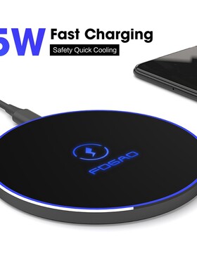 FDGAO 15W Wireless Charger for iPhone 11 X XS Max XR 8 Plus