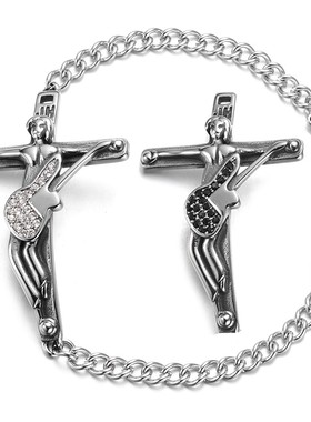 Johnny Hallyday collection Bracelet CROIX GUITARE 316 Stain