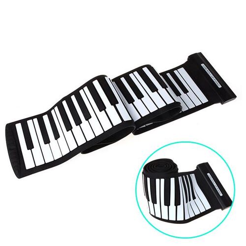88 Keys MIDI Roll up Piano Silicone Electronic Keyboard Pian