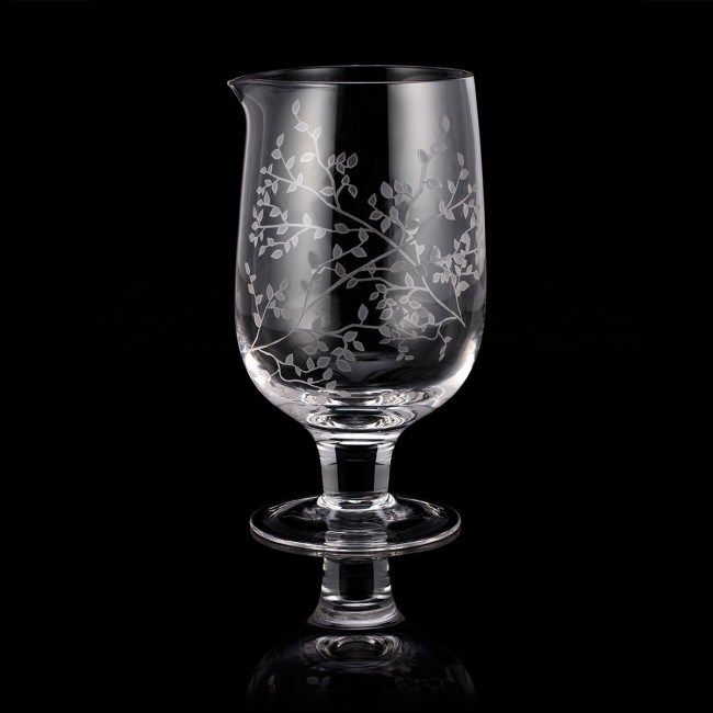 free shipping japanese pattern 750ml stemmed mixing glass fo