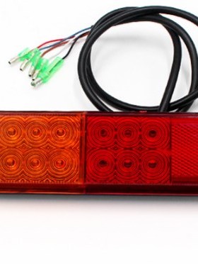 1 pair universal 10-80v 12v 24v 48v  led forklift tail light