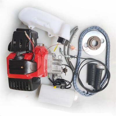 49cc Bike 4 Stroke Gas Engine Motor Kit DIY Motorized Bicycl