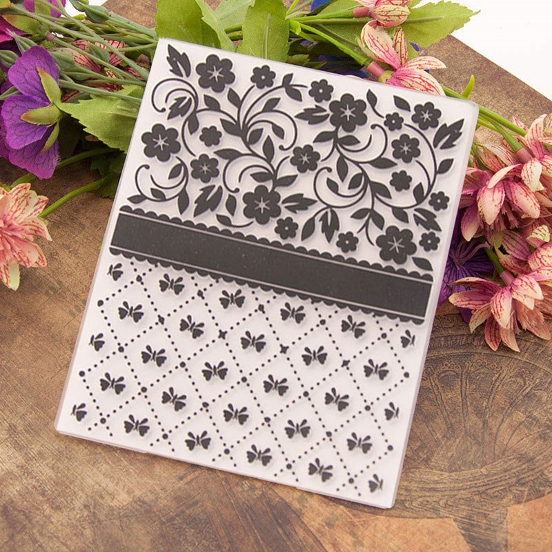 Crafts Cards Stencils Scrapbooking Paper Embossing Folder D