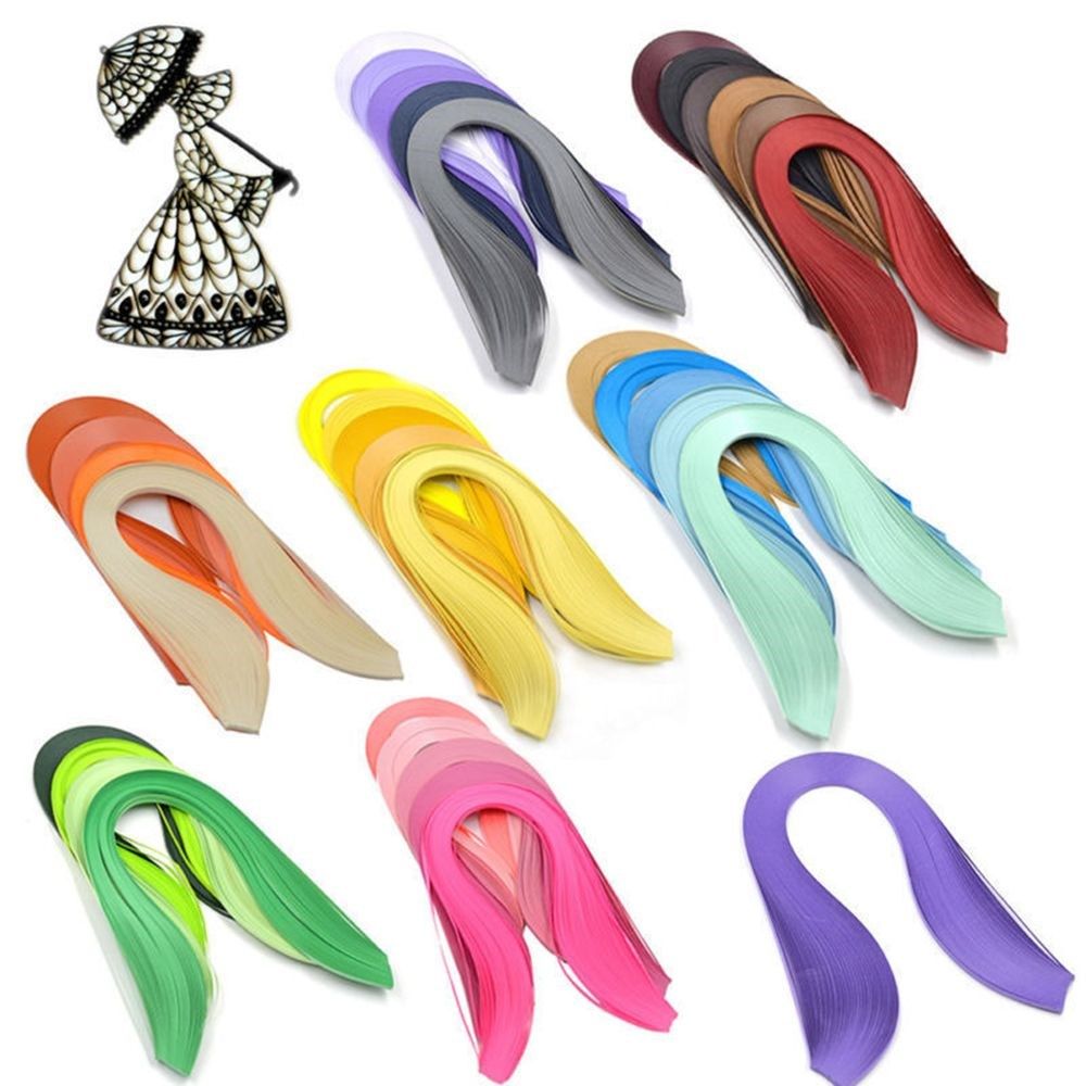 hot sale  3mm width 120 stripes quilling paper solid color