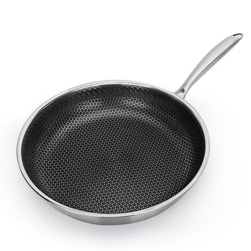 use for home kitchen or restaurant-stainless steel skillet