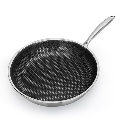 Use for Home Kitchen or Restaurant-Stainless Steel Skillet -