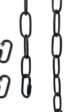 WOERF 6 feet Black Pendant Light Fixture Chain Permits Insta
