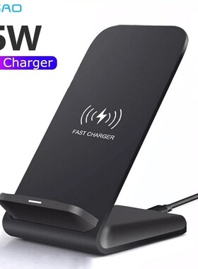 FDGAO 15W Qi Wireless Charger Stand For Samsung S20 S10 Not