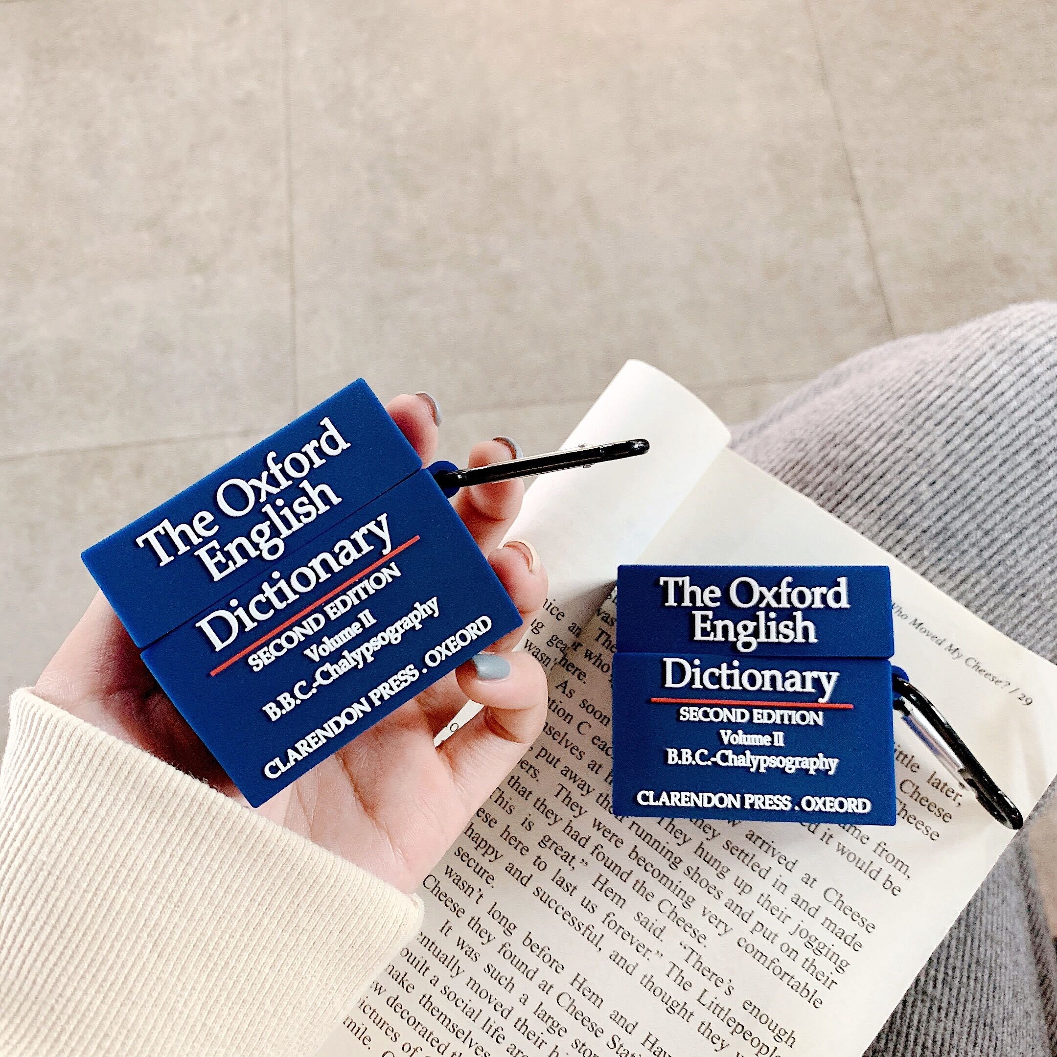 Oxford Dictionary case For apple airpods 1 2 pro charge box