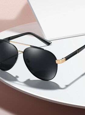 Pilot Polarized Sunglasses Men Round Driving Sun Glasses fo