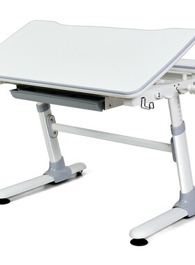 Height Adjustable Kids Desk with Tilting Desktop and Drawer