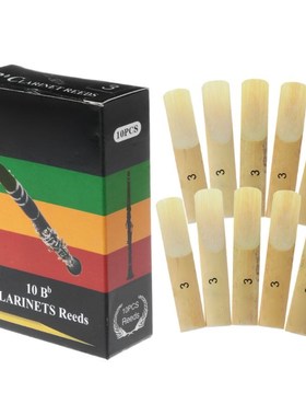 10pcs/set Bb Clarinet Reeds Traditional Bamboo Reed Strength