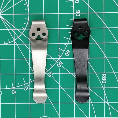 Titanium Alloy Pocket Clip for SPYDERCO Paramilitary 2 C81 C