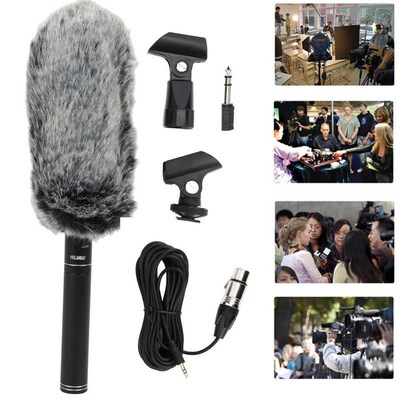 YELANGU Professional Wired Microphone Stereo Live Interview