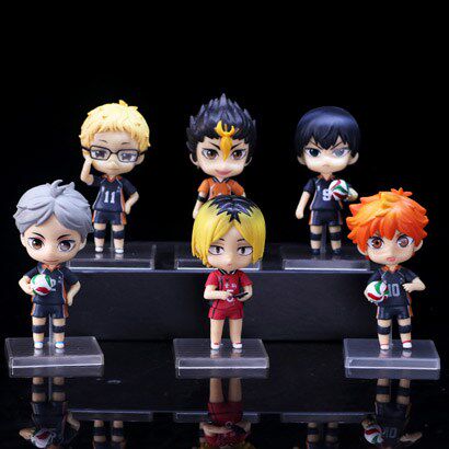 Full Set Volleyball Juvenile Anime Haikyuu Action Figure Big