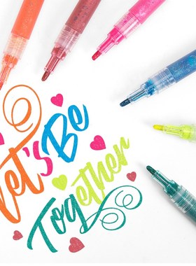 Painting Marker Pen Glitter Magic Markers Sparkling Color M