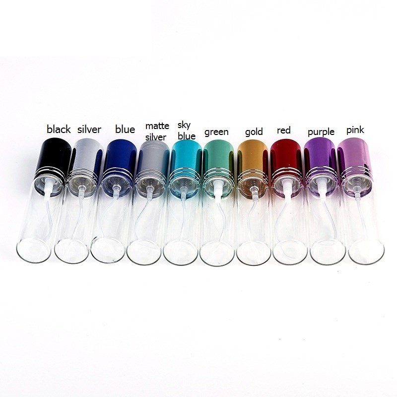 10ml Metal Empty Glass Perfume Refillable Bottle Spray Perfu