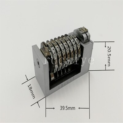1 Piece7 Digit 4X8 Roman Backward Letterpress Rotary Number