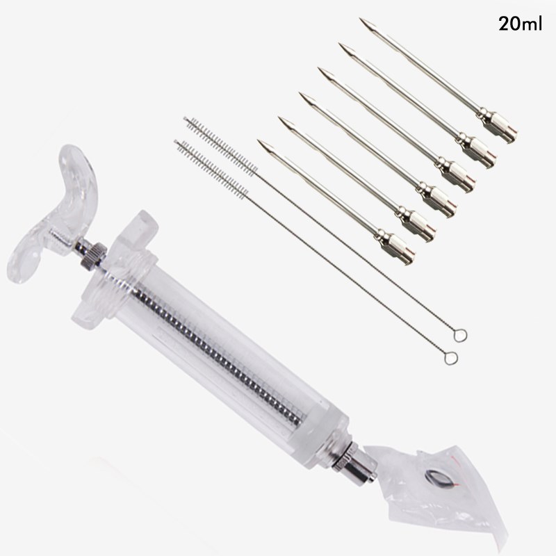 IYouNice 20ML Barbecue Syringes Needle For BBQ Grill Turkey