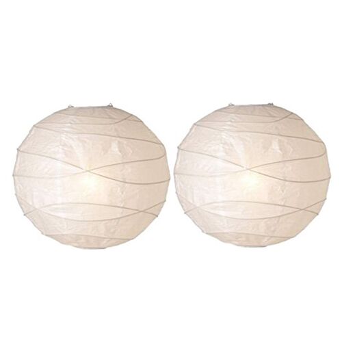 TOP!-2 pieces white hanging lampshade paper lamp
