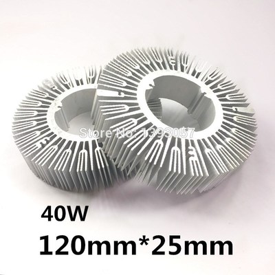 Free Shipping  30W 40W 50W Pure aluminium heat sink for led