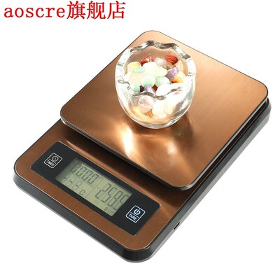 Timed Hand Made Coffee Electronic Kitchen Scales multifuncti