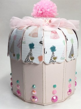 KSCRAFT Tissue Box Metal Cutting Dies Stencils for DIY Scra