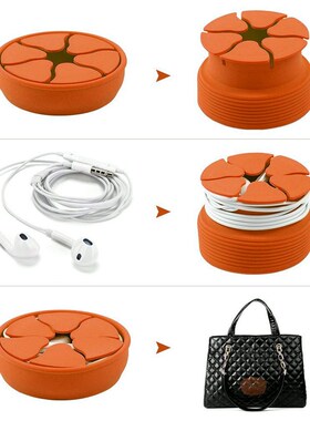 Silicone Cable Organizer  Earphones Digital Cables Portable
