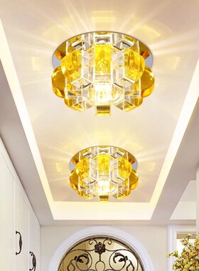 New LED crystal corridor hallway hallway ceiling spotlight
