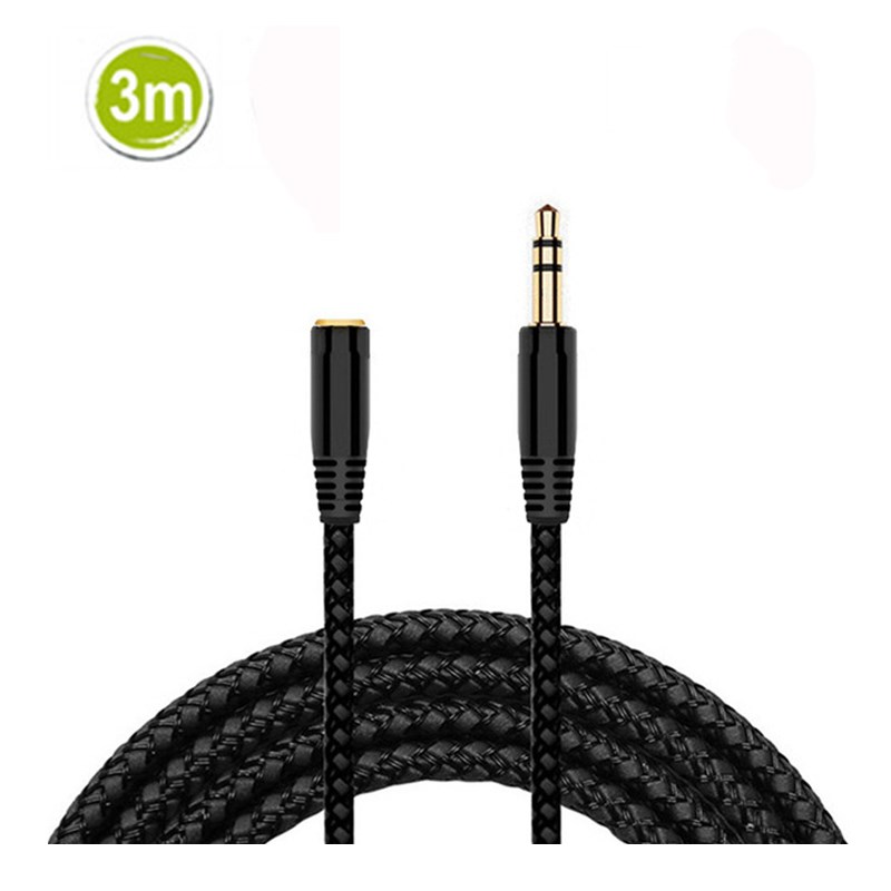 3m Jack 3.5mm Extension Audio Cable 3.5 Male to Female Earp