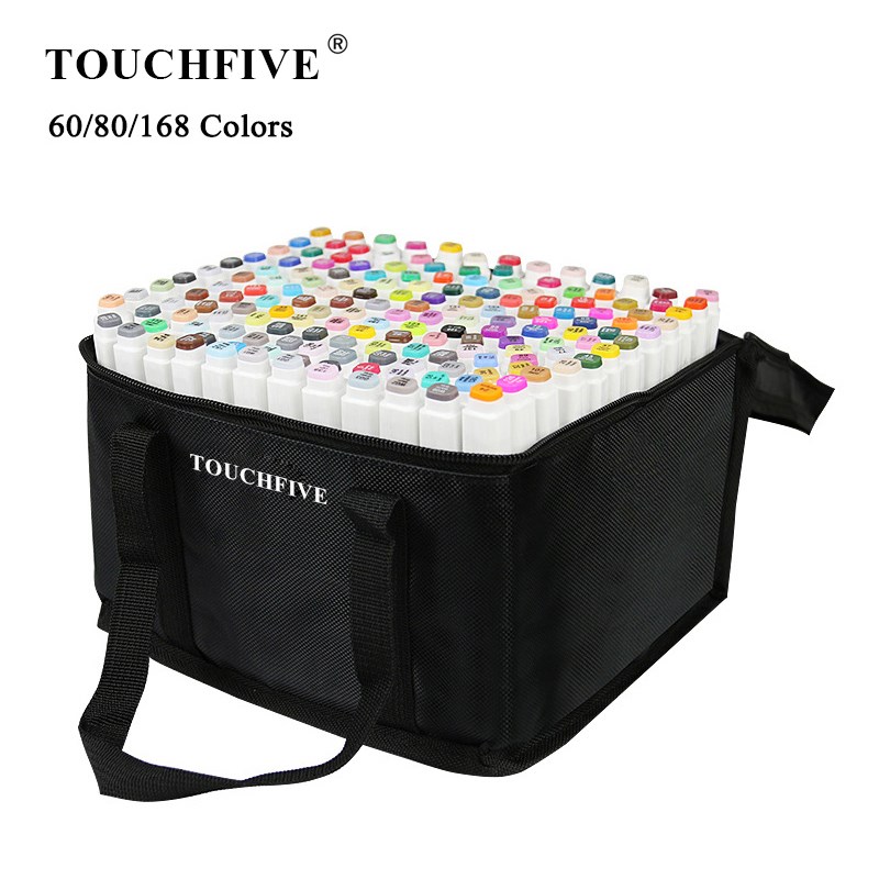 TouchFIVE 60/80/168 Colors Markers Set Manga Drawing Marker