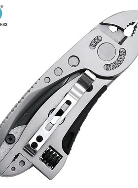 QST EXPRES Multitool Pliers Pocket Knife Screwdriver Set Kit