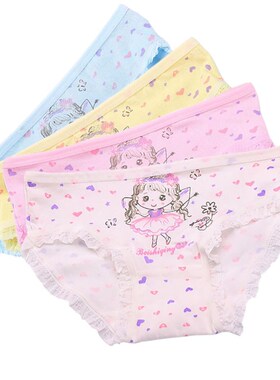 4pcs/pack Baby Girls Underwear Kids Children Colors Underpa