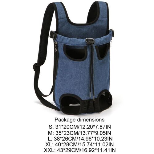 Dog Carrier Backpack Legs Out Portable Hands Free Pet Cat P