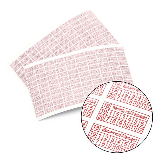 200 Pcs 2018 2020 If Damaged Warranty Void Sticker Protecti