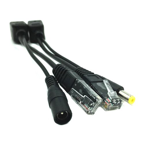 POE Adapter cable RJ45 Injector Injector + Splitter Kit Tap