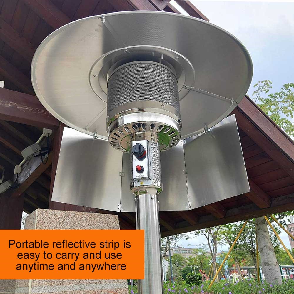 Heat Focusing Reflector  Round Natural Gas And Propane Patio