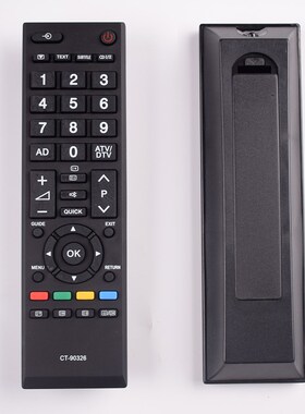 CT 90326 Universal Remote Control for Toshiba LED LCD TV ,T