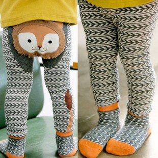 Baby Girls Tights Cartoon Animal Pattern Baby Boys Girls Pa