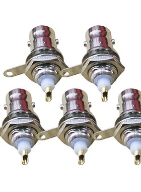 5PCS BNC Female Connectors Chassis Panel Mount Monitor Acce