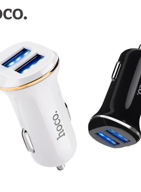 HOCO Dual USB Car Charger Adapter 5V 2.1A Fast Charge 2 Por