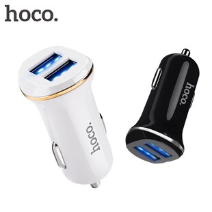 HOCO Dual USB Car Charger Adapter 5V 2.1A Fast Charge 2 Por