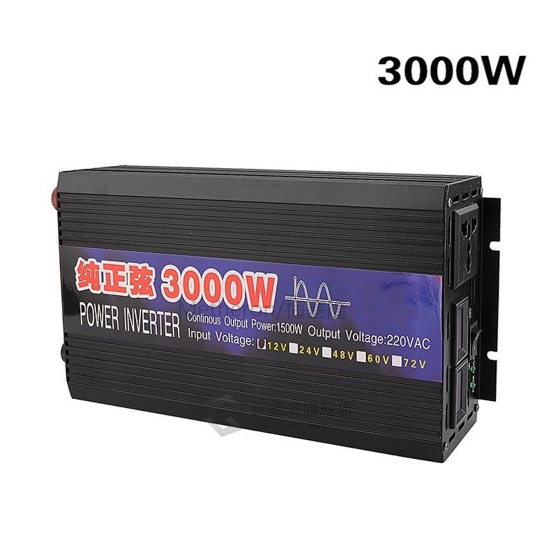 pure sine wave power solar inverter dc12v 24v to ac220v 2000