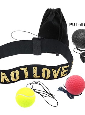 Boxing Reflex  ball speed with Adjustable Headband head-moun